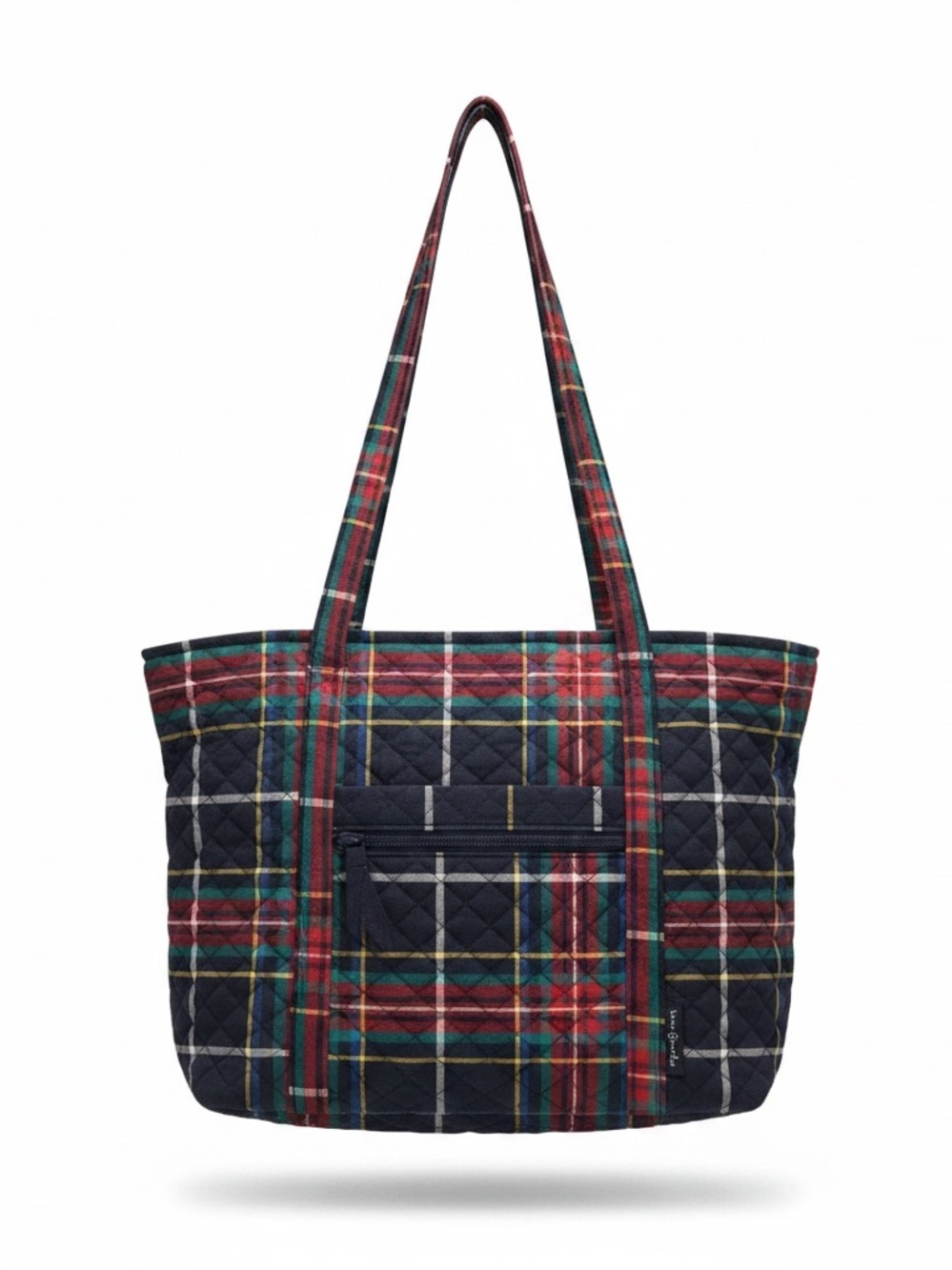 Vera Bradley Quilted Plaid Tartan Small Tote Bag